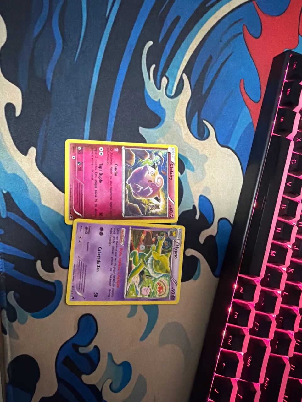 Conjunto clefairy e hypno TCG 