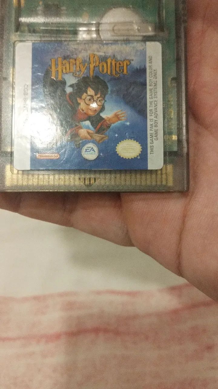 Harry Potter e a pedra filosofal jogo game boy Color e game boy advance ...
