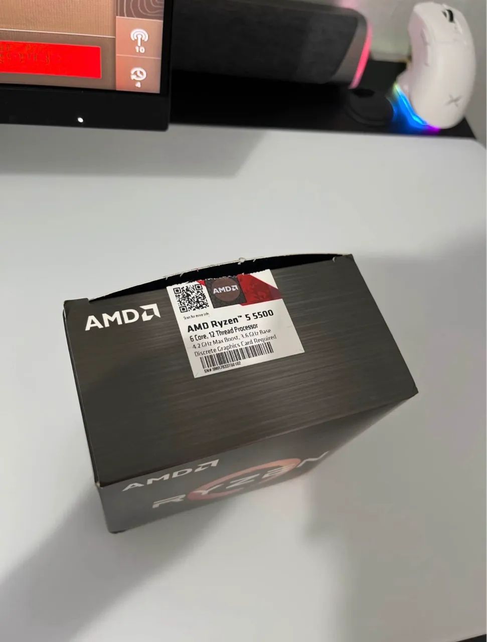 Ryzen 5 5500 na caixa - Foto 2