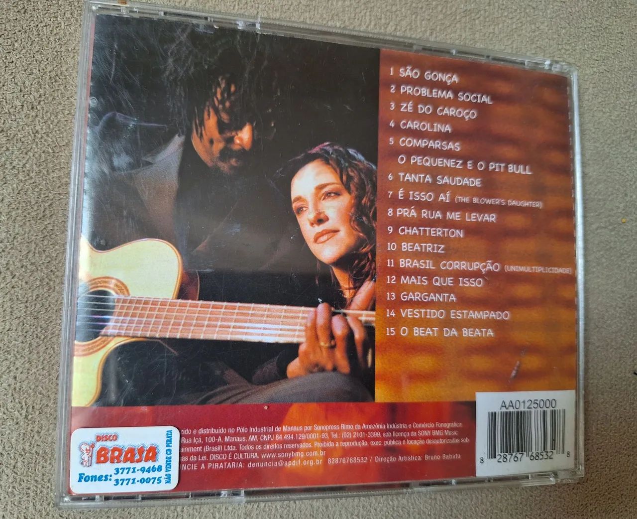 Cd original Ana Carolina e Seu Jorge - Foto 2