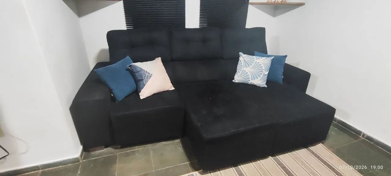 Sofá retrátil de 3 lugares  - Foto 2