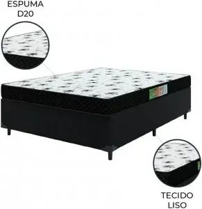 Conjunto Base com Colchão D20 Casal - Foto 2