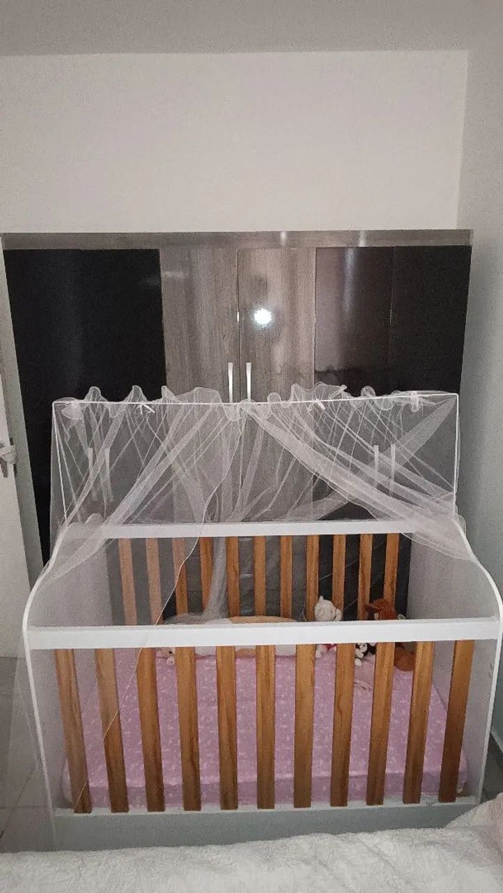 Quarto bebe berço com comoda