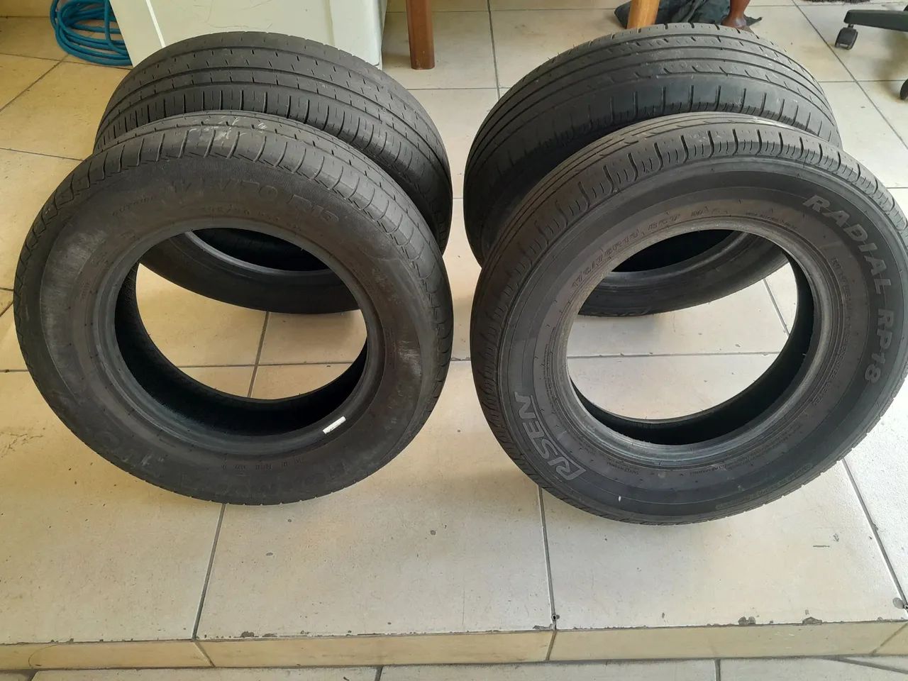 4 Pneus aro 13 - Foto 2