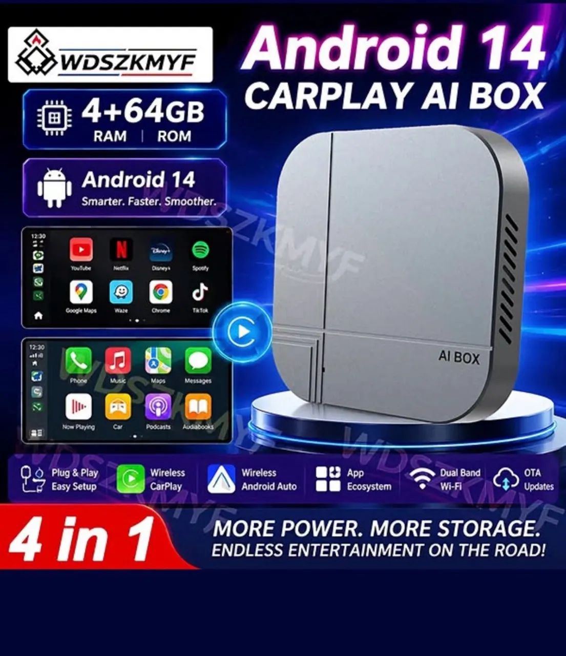 Streaming Box CarPlay Android auto