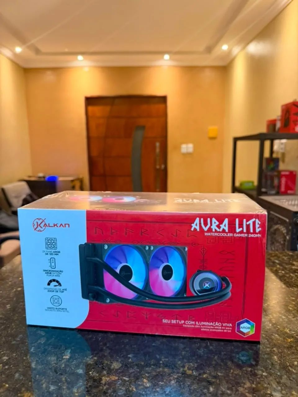 Water Cooler Kalkan Aura Lite 240mm ARGB