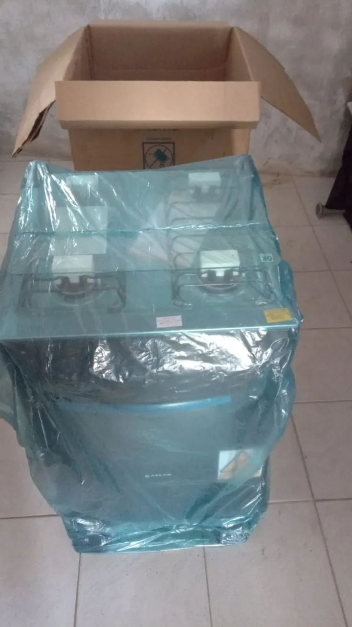 Vendo fogão Novo nunca usado na caixa.Modelo Atrás 4 bocas. - Foto 5