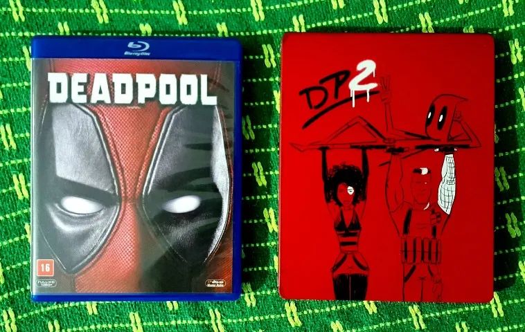 Blu-rays Deadpool 1 e Deadpool 2 (Steelbook)