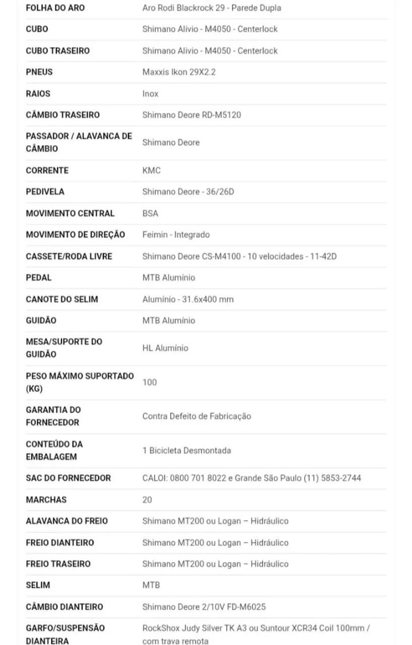 Bicicleta CALOI BLACKBURN 29 - Foto 5
