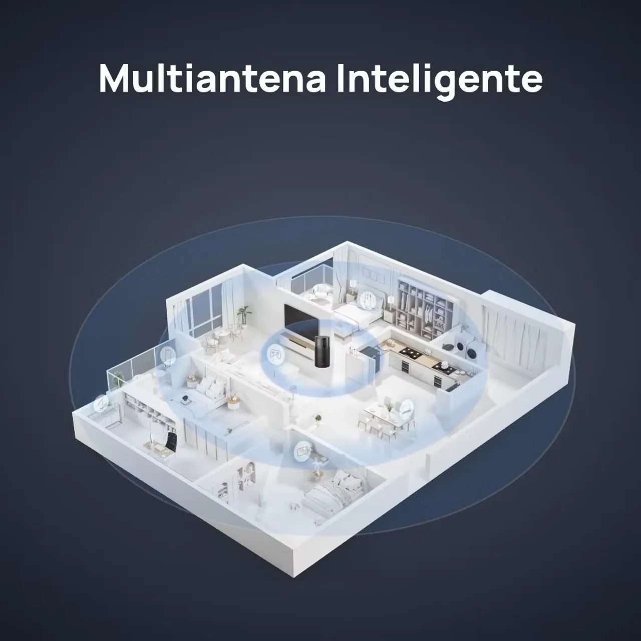 HUAWEI WiFi Mesh X1 Pro | Roteador | Wi-Fi 7 de Banda Dupla de 3,6 Gbps | Multiantena - Foto 5