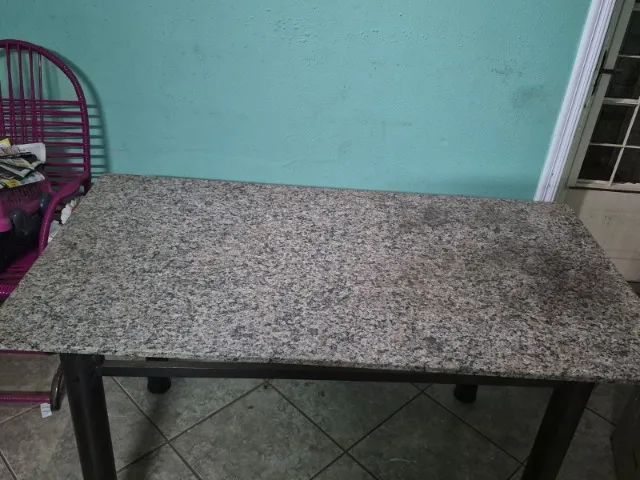 Mesa de granito (sem cadeiras) - Foto 2