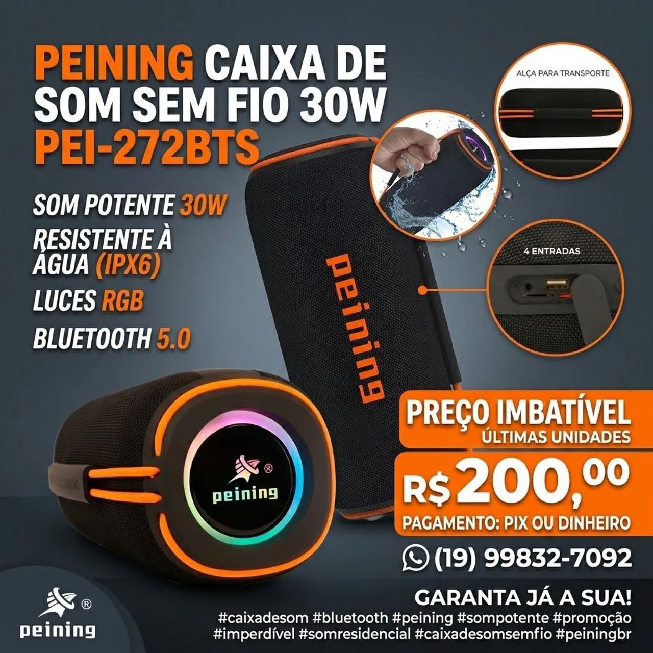 Caixa bluetooth 