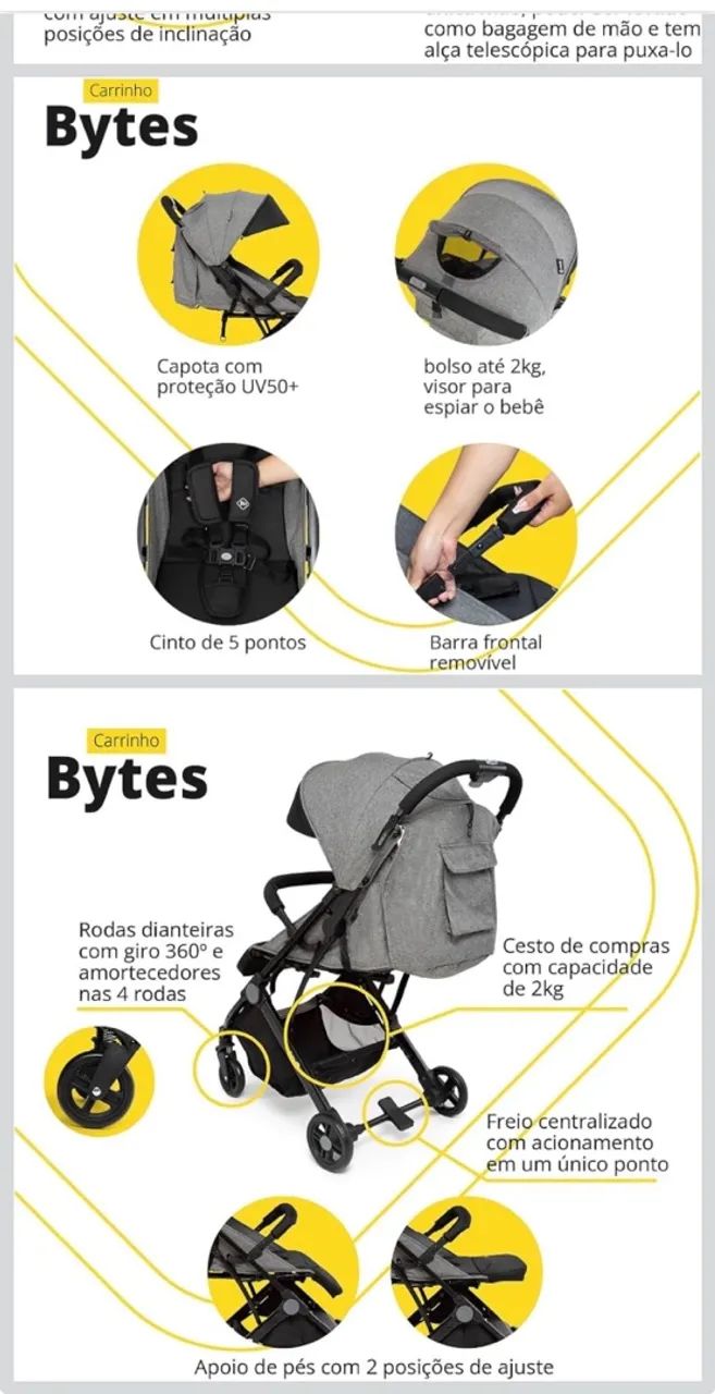 Carrinho de Bebê Safety - Foto 5
