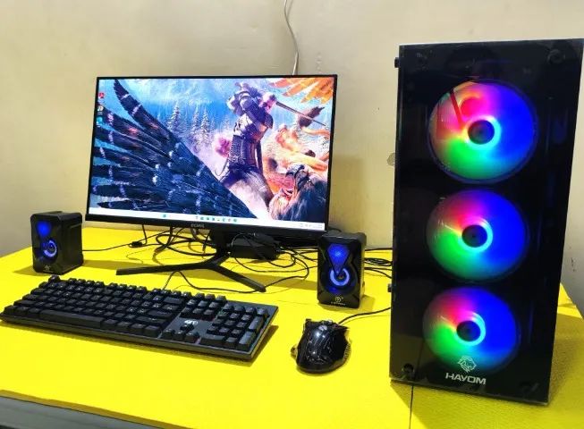 PC Gamer Core i7-3770 Placa Video RX 550 16gb Ram Ssd 240 Hd 500 Tela 22 