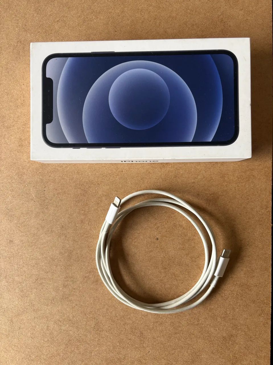 Caixa Original iPhone 12 + Cabo Lightning Original Apple - Foto 4