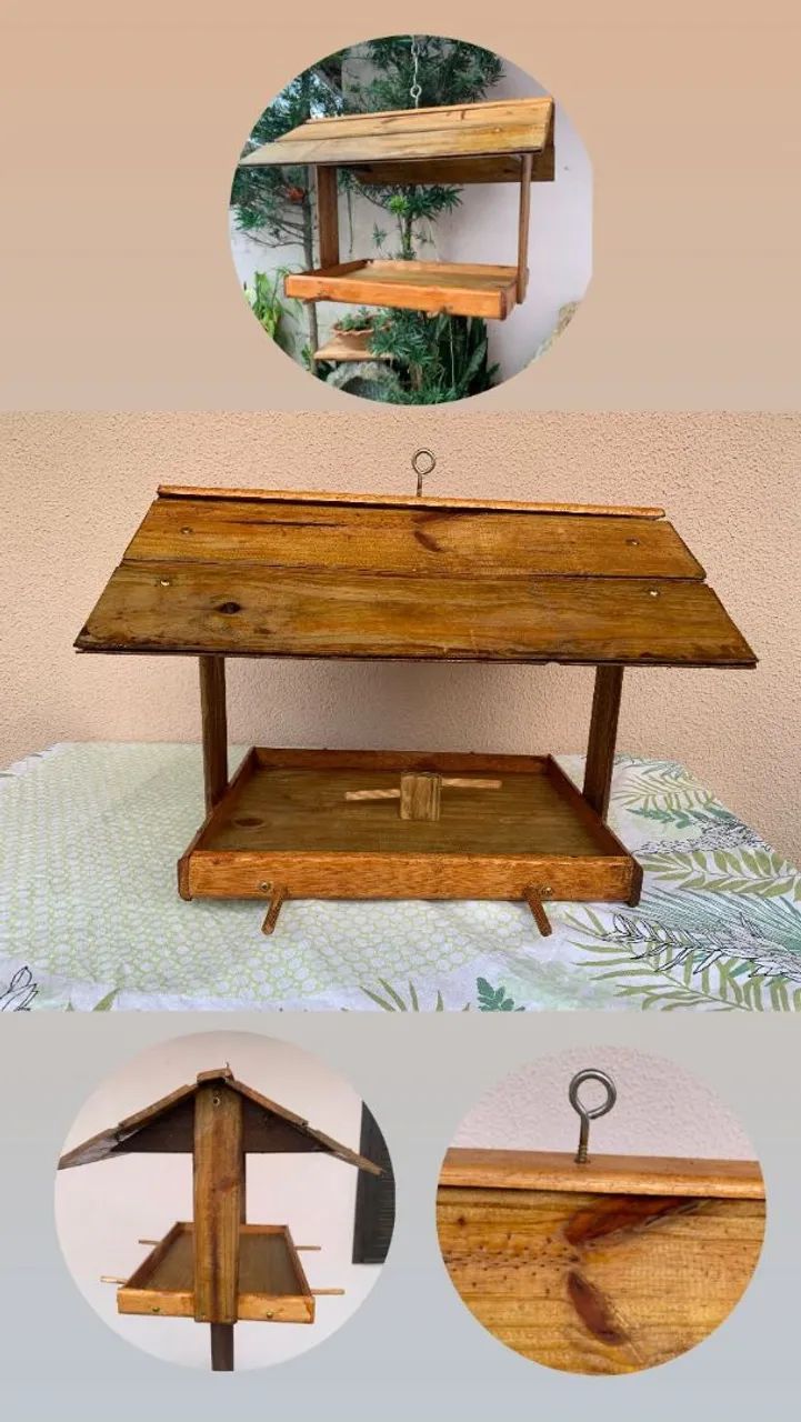 Comedouro para pássaros livres