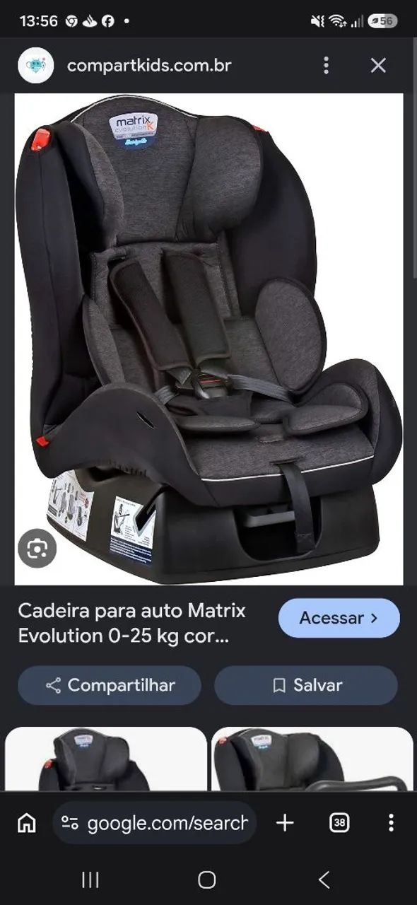 Cadeira de carro Matrix Evolution Burigotto - Foto 4