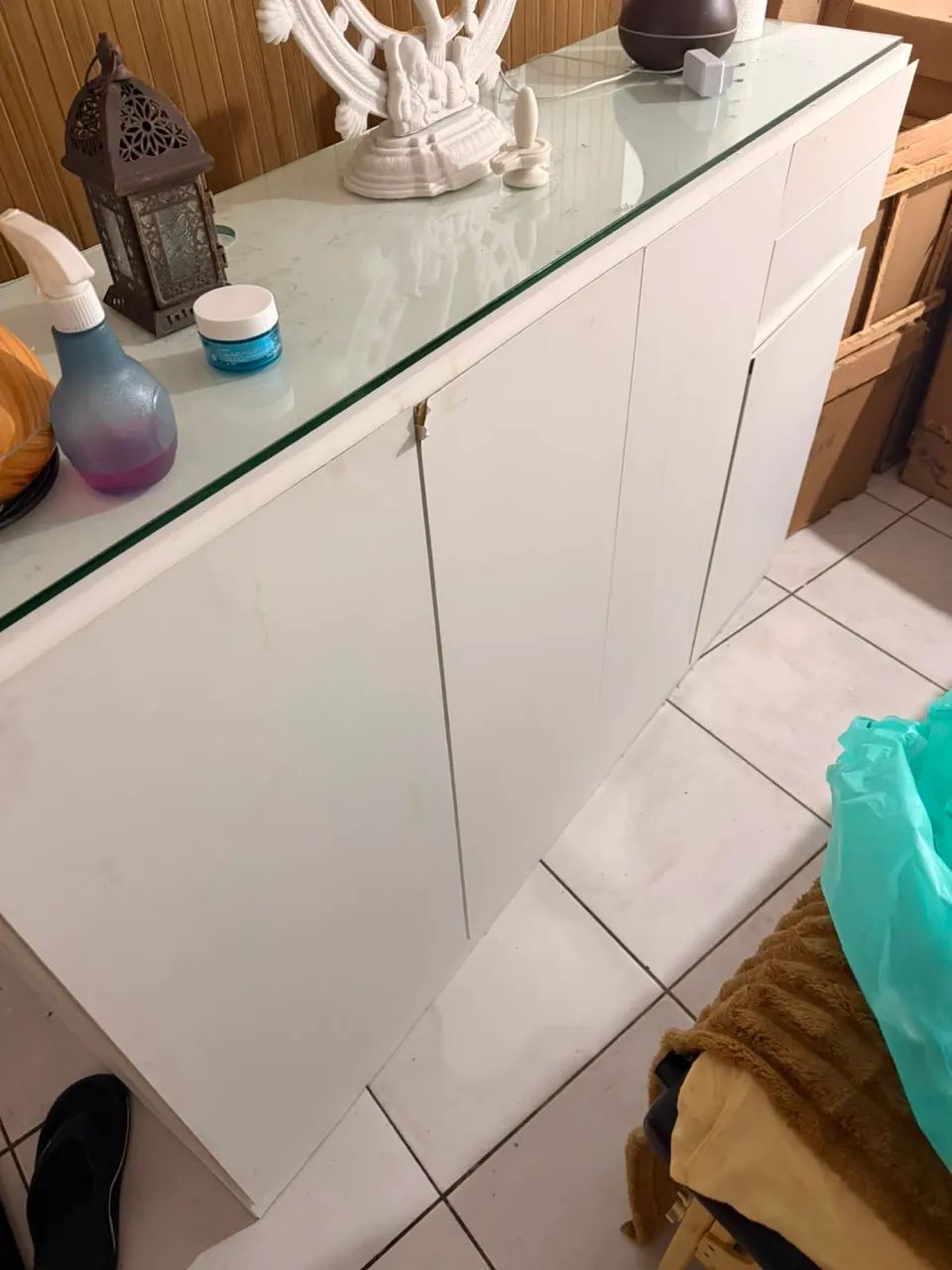 VENDO RECEPÇÃO Grande / bancada COM TAMPO DE VIDRO