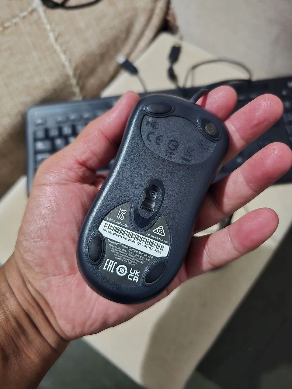 Teclado + Mouse Com Fio Original Microsoft  - Foto 3