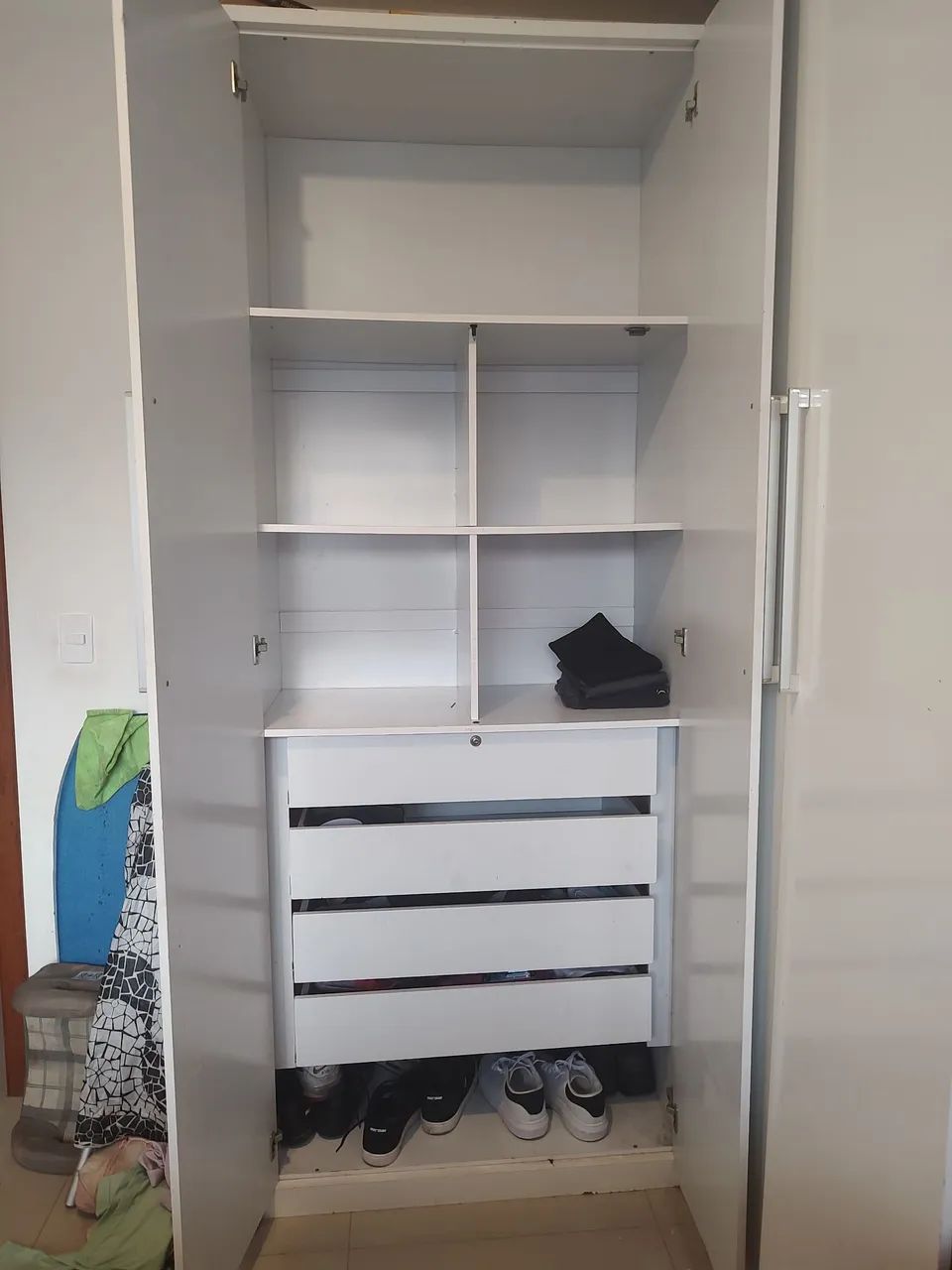 Roupeiro Casal de canto em L 4 portas - Foto 4