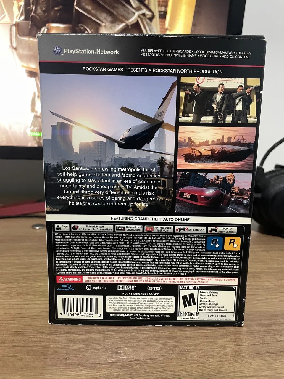 おもちゃ PS3+torne+1TB HDD+GTA5 grand theft auto v GTA 5 special edition ps3 - Jogos de Vídeo Game