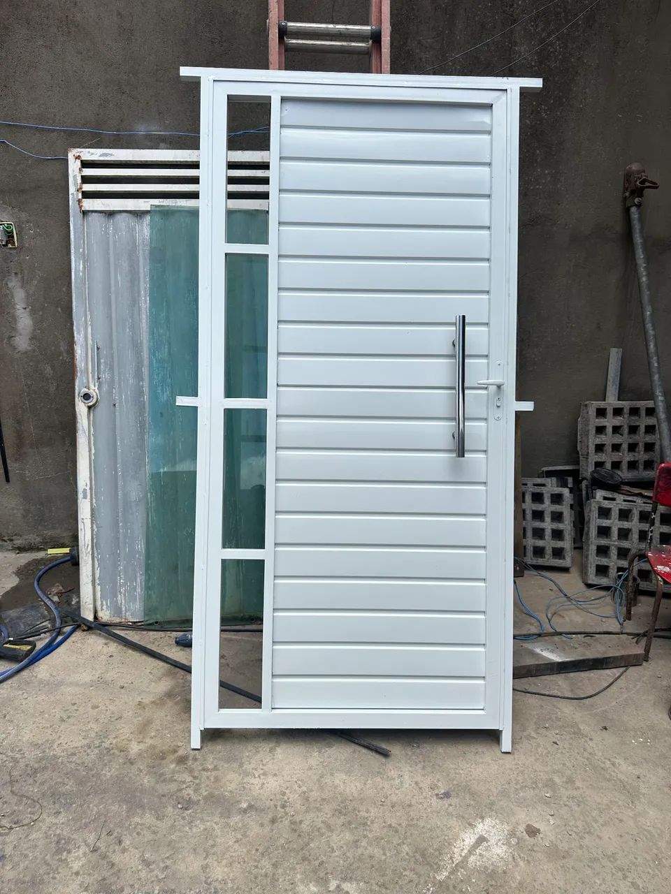 Porta galvanizada completa  - Foto 2