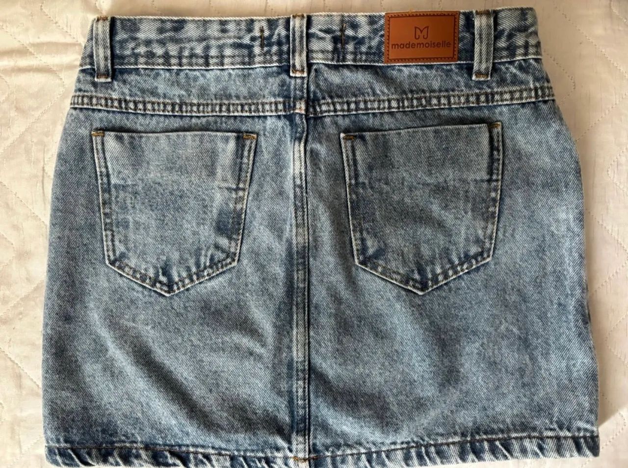 Saia jeans com brilho - Foto 3