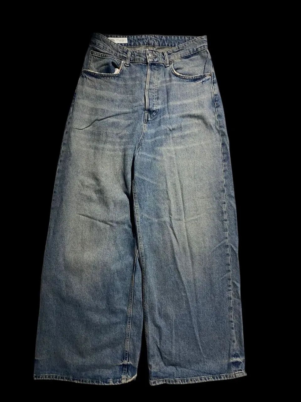 Calça super baggy zara 