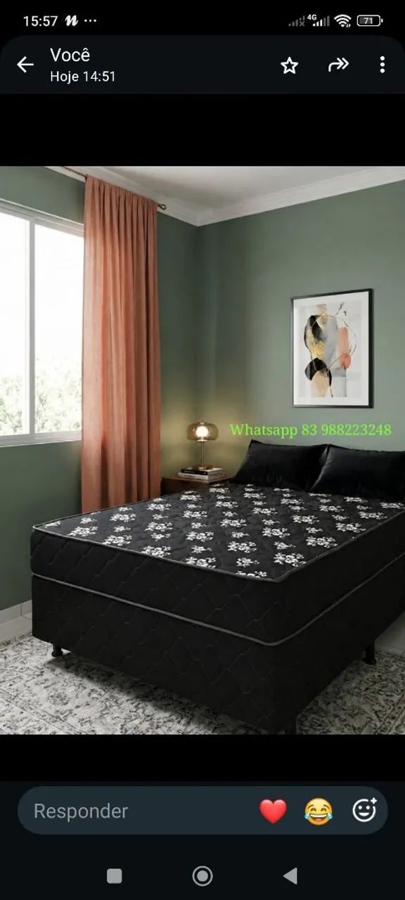 Cama casal box nova direto de fabrica  - Foto 2