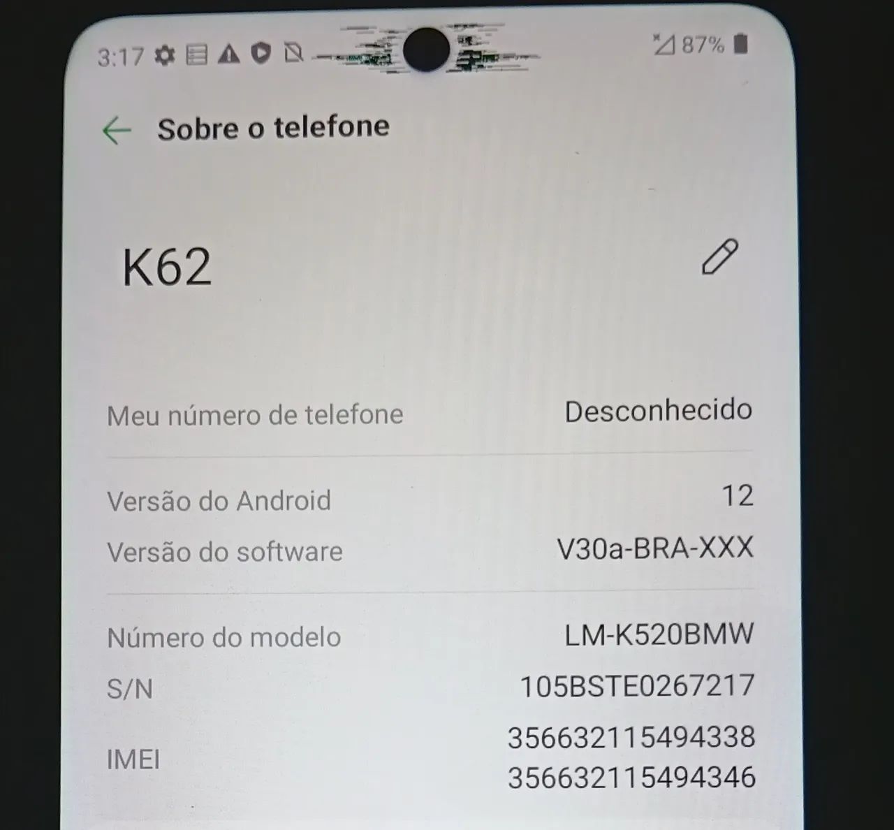 Smartphone LG K62  - Foto 4