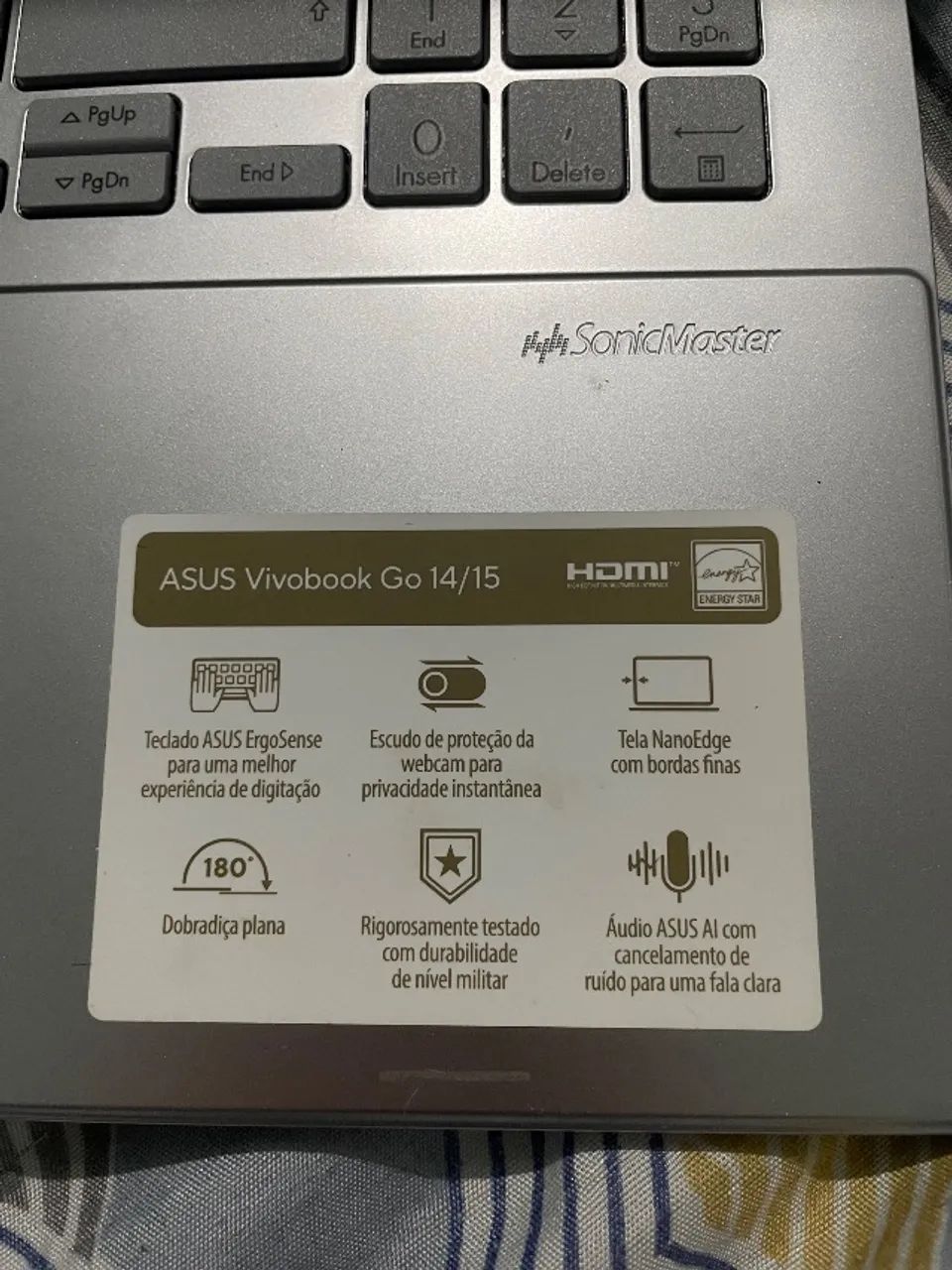 Notebook ASUS Vivobook Go 15 Intel Core i3 12 geração, N305 8GB RAM SSD 256GB ACEITO TROCA - Foto 3