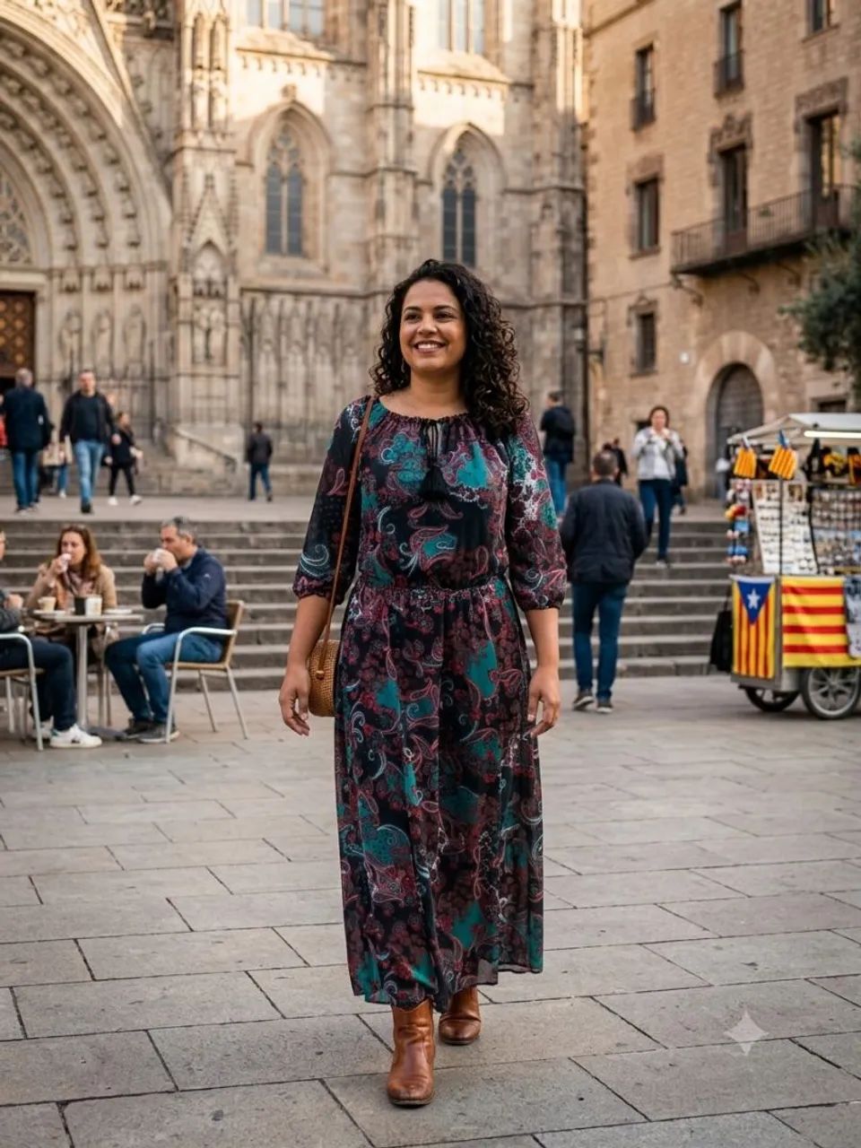 ALK e vestido longo 38 veste até 46