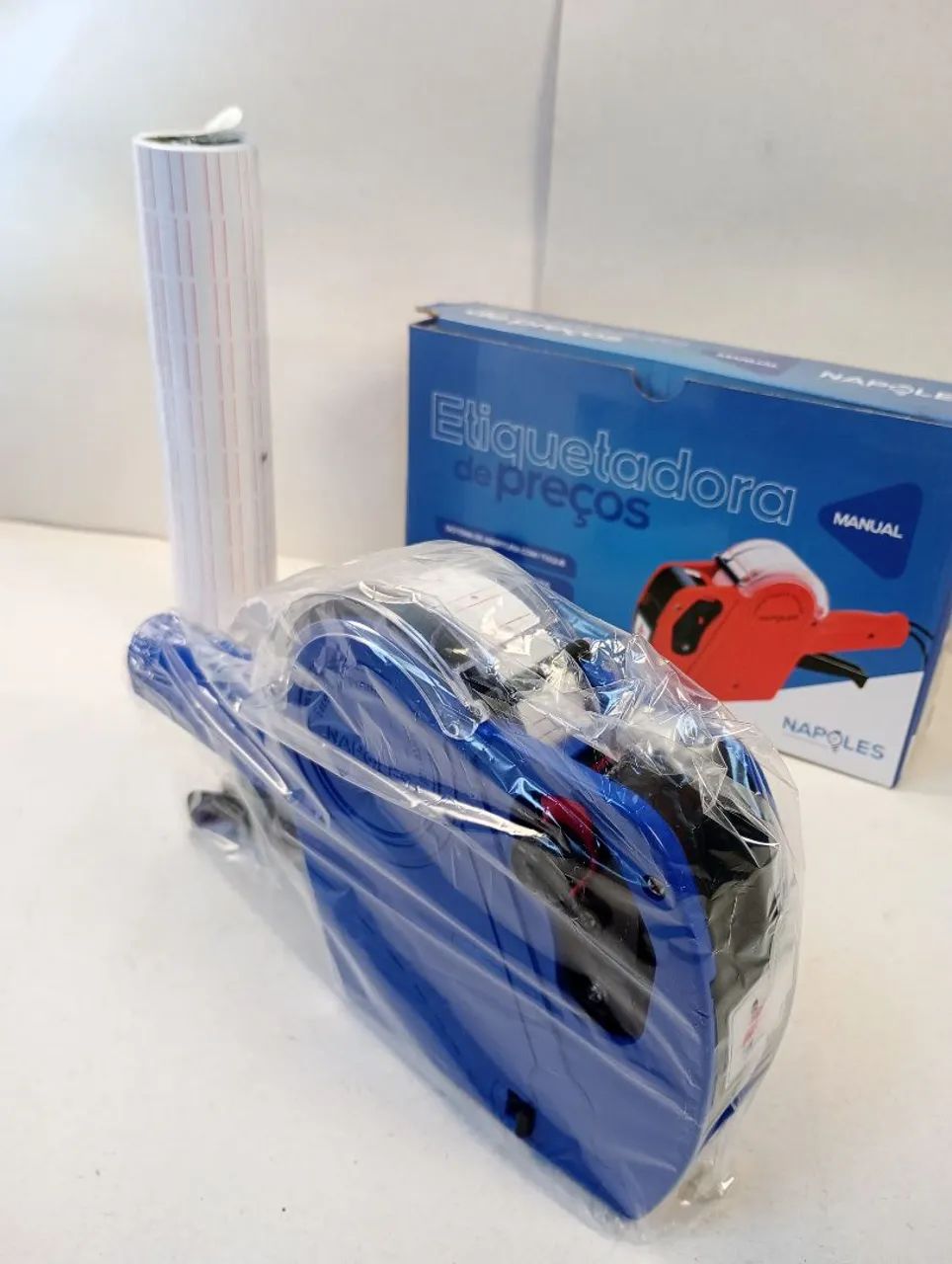 Kit Etiquetadora Manual de Preços Nápoles - Nova na Caixa - Foto 4