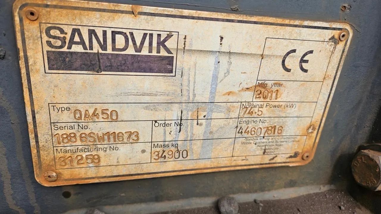 Peneira móvel Sandvik QA450 - Foto 4