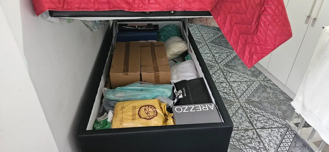 Cama Box de solteiro + Colch ão Castor Technopedic - Foto 2