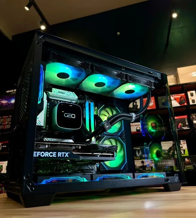 (LOJA FÍSICA) Pc gamer Ryzen 7 7800x3D + Rtx 5060ti DDR5, 32GB  - Foto 3