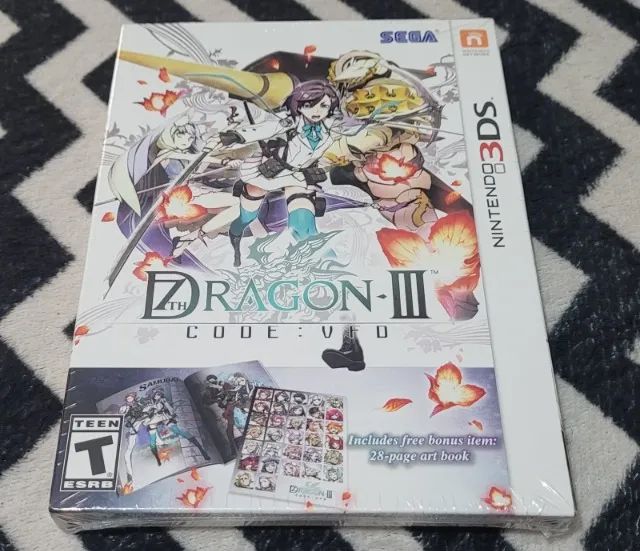  7TH Dragon 3 Code: VFD Launch Edition Box Lacrado 3DS