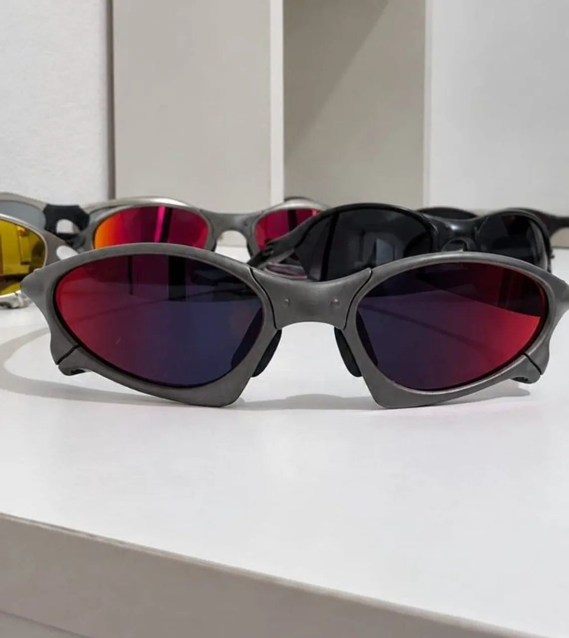 Óculos de sol Oakley lente espelhada!  - Foto 4