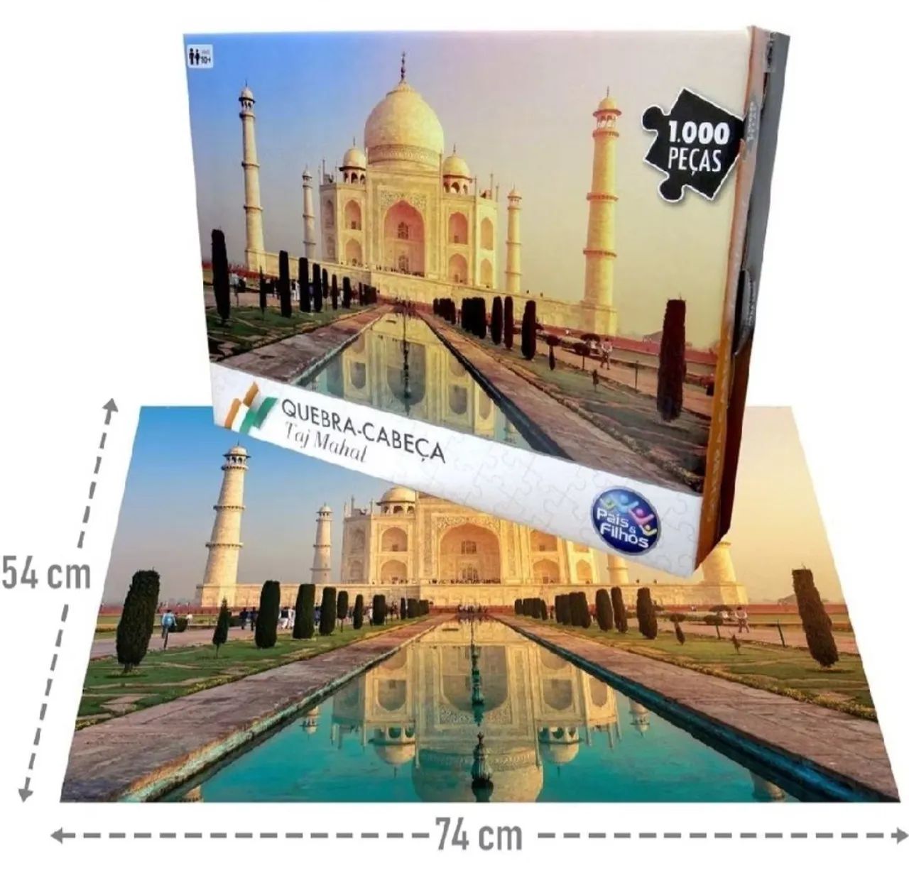 Quebra-cabeça Taj Mahal, 1000 peças - Foto 2