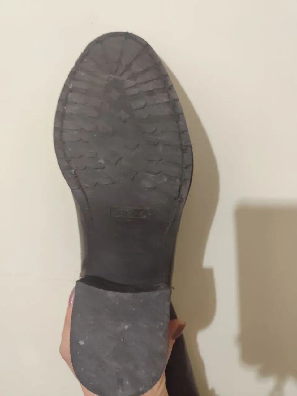 Par bota montaria couro marrom  - Foto 2