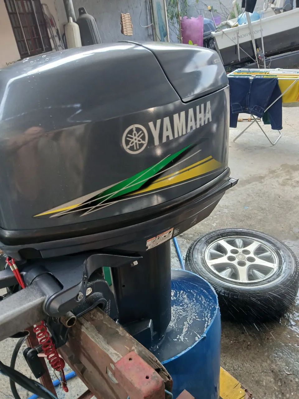Motor Yamaha 2 tempos muito zero - Foto 4