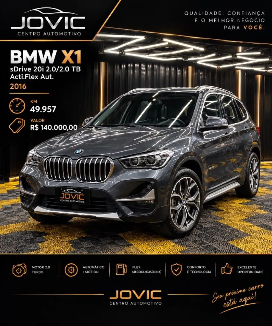 BMW X1 Sdrive 20I 2.0/2.0 TB Acti.flex Aut. 2020