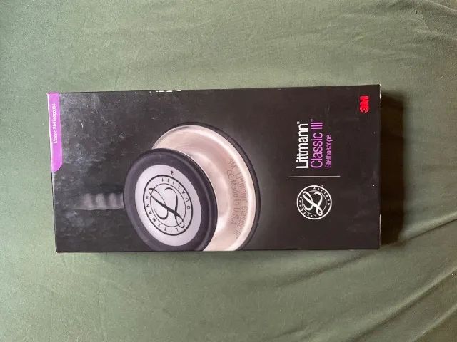 ESTETOSCÓPIO LITTMANN CLASSIC III PRETO E PRATA- Original 3M - Foto 2