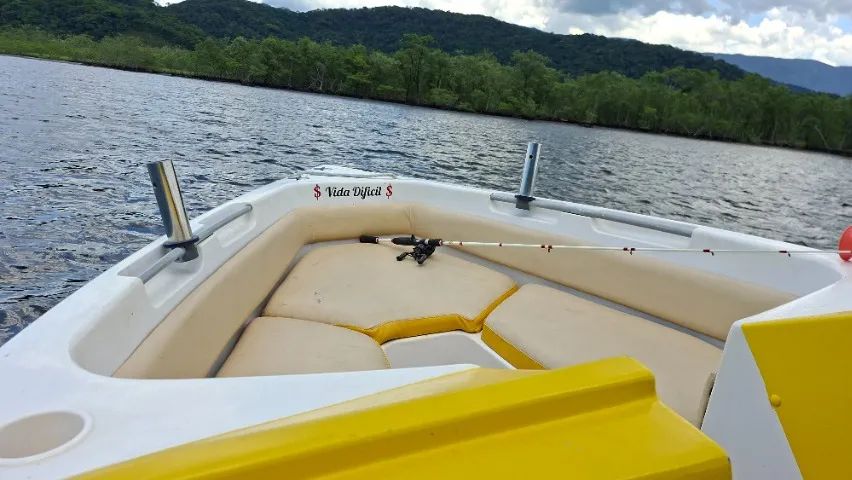 Lancha 19 pés, motor 90 HP Envirud - em perfeito estado e conservação, motor com 370 hs - Foto 4