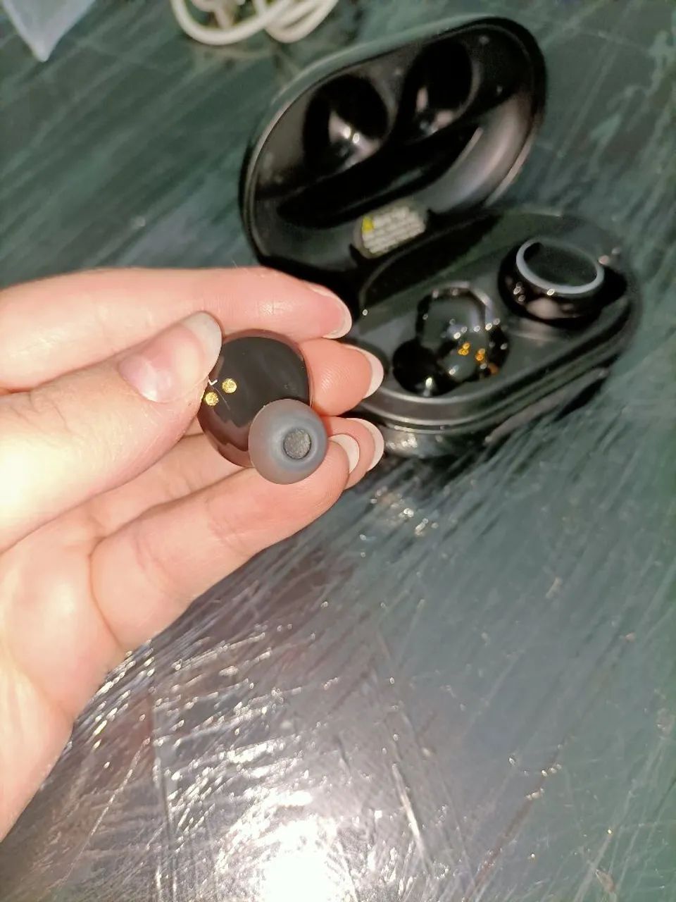 Fone de ouvido bluetooth sem fio com cabo - Foto 5