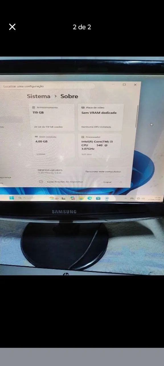 Computador completo com windows 11 e Pacote office  - Foto 2