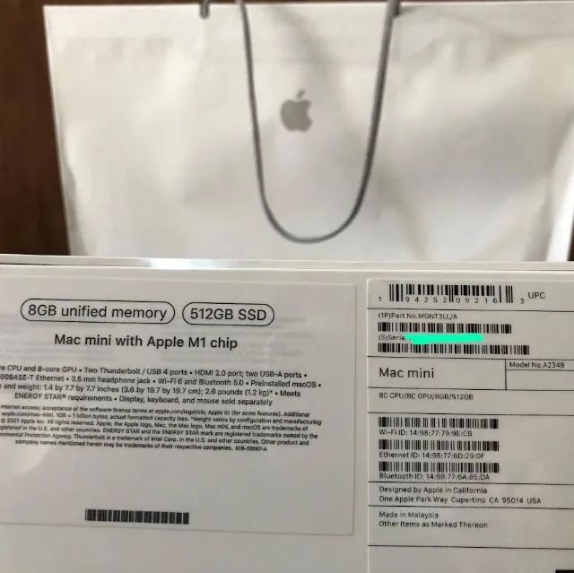 Mac Mini M1 Apple - 8GB RAM / 256GB SSD - Impecável - Computadores