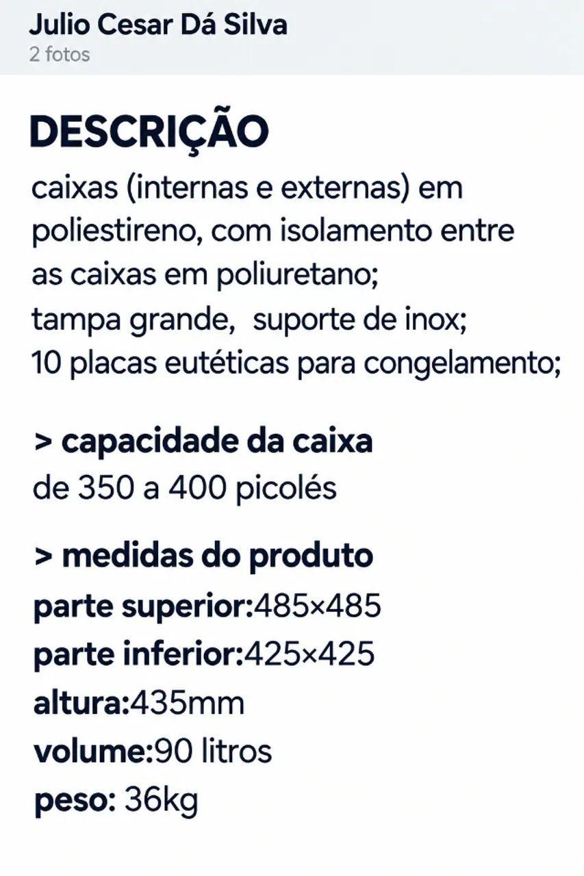 vendo carrinho de picolé  - Foto 3