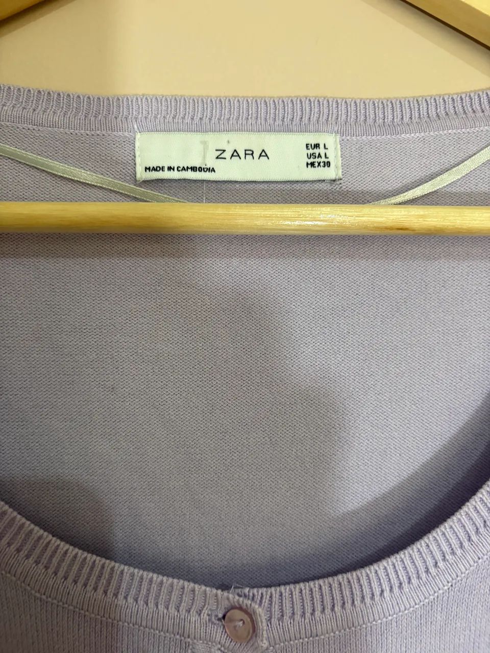 Cardigã Lilás da Zara - Foto 3