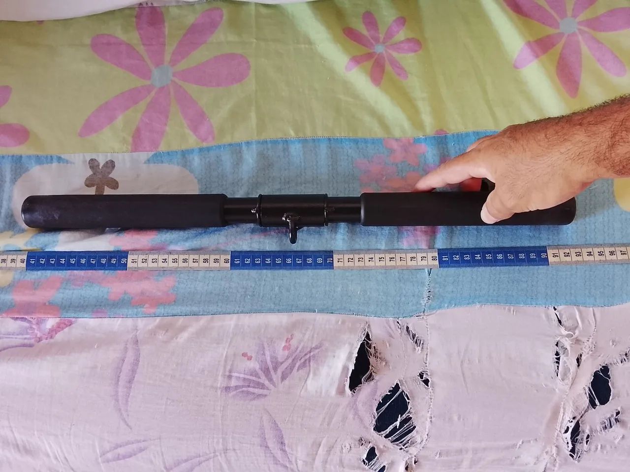 Barra Musculação Reta de 50cm - Foto 5